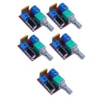 5X Mini DC Motor PWM Speed Controller 3V 6V 12V 24V 35VDC 90W 5A DC Motor Speed Control Switch LED Dimmer