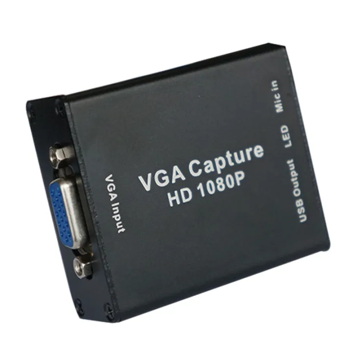 1080P VGAToUSB Adapters with Video Capture Card for Projector Meeting
