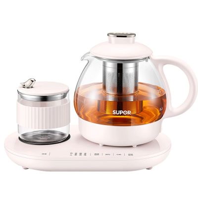 SUPOR กาต้มน้ำไฟฟ้าเพื่อสุขภาพหม้อครัวเรือนมินิมัลติฟังก์ชั่ดอกไม้ชาขนมชาหม้อไอน้ำปรับอุณหภูมิสำหรับบ้าน