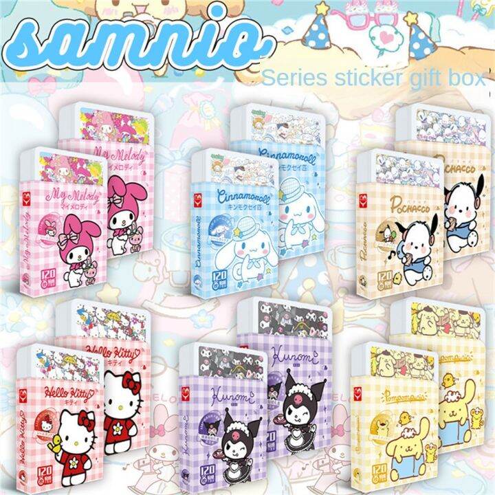 zakka-cod-sanrio-สติ๊กเกอร์120หยกแขวนสุนัข-parchia-สติ๊กเกอร์กันน้ำลายการ์ตูน