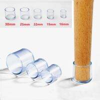 ❉□ Chair Leg Caps Round Rubber Feet Protector Pads Non-slip Transparent Floor Protector Pads Furniture Leveling Feet Home Decor