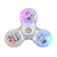 3in LED Spinner ศูนย์กิจกรรมของเล่นความวิตกกังวล Gyroscope เด็กปลายนิ้วของเล่น Dropship