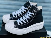 รองเท้าConverse Chuck Taylor All Star Move Platform Black SIZE.36-40 รองเท้าพื้นสูง รองเท้าผู้หญิง รองเท้าผ้าใบสีดำ รองเท้าคอนเวิส รองเท้าลำลอง ทรงสวย