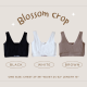 ล้อตใหม่พร้อมส่งเติมของแล้วค่า! BLOSSOM CROP (3สี) เสื้อกล้ามครอป มีดีเทลปักชื่อแบรนด์ ผ้าเนื้อดีใส่สบาย แมตช์ได้หลายลุคเลยค่ะ (TOP)