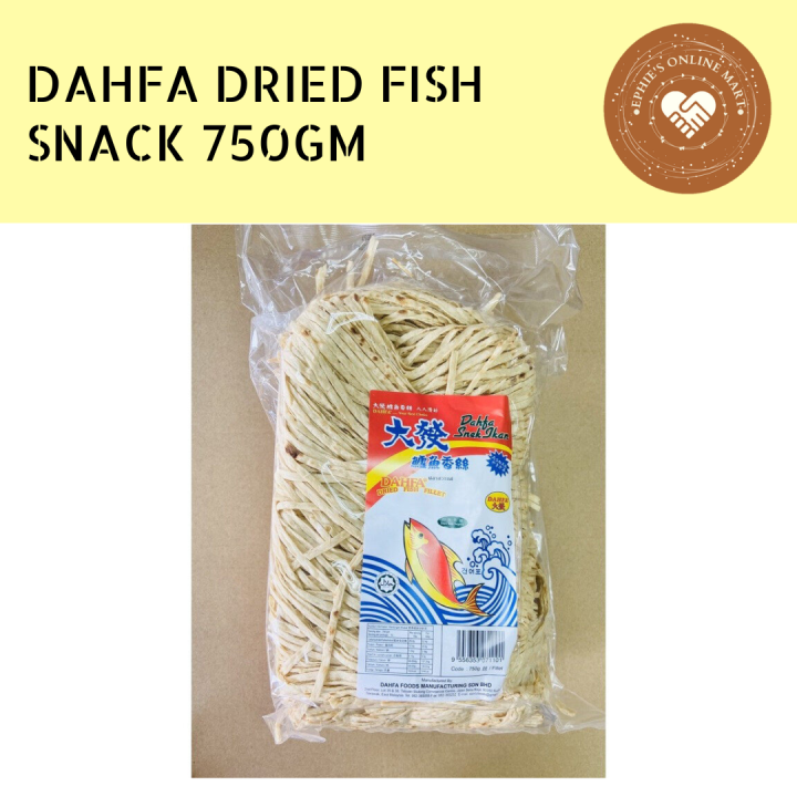 DAHFA Dried Fish Fillet 大發鱈魚香絲 750gm Lazada
