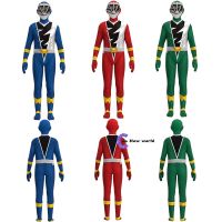 อะนิเมะแฟนซีผู้ใหญ่เด็ก Kishiryu Sentai Ryusoulger Jumpsuit คอสเพลย์เครื่องแต่งกายฮาโลวีนเล่นบทบาทเด็กชายเสื้อผ้า