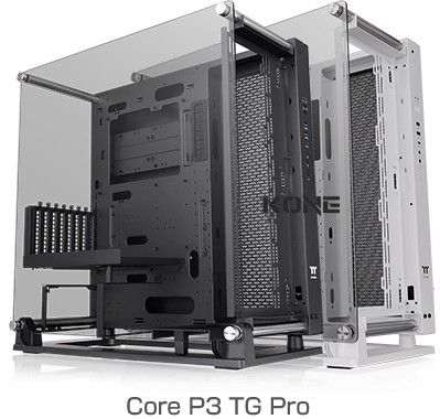 Thermaltake Core P3 Pro E-ATX Tempered Glass Mid Tower Gaming Computer เคส