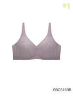 Sabina เสื้อชั้นใน Invisible Wire (ไม่มีโครง) รุ่น Function Bra รหัส SBO375 สีน้ำตาล