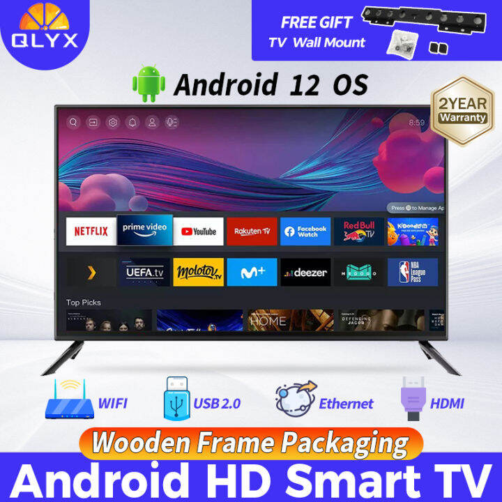 QLYX Digital TV 50"32"26" Inch 1080P Full HD LED Slim Flat Screen