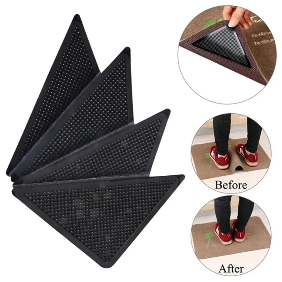 Self-Adhesive Non Slip Silicone Anti Curling Rug Gripper Extra Strong Rug  Pad Gripper Anti Skid Pads for Carpet - China Rug Gripper and Carpet Gripper  Strips price