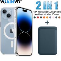 For Magsafe Magnetic Wireless Charging Case For iPhone 14 13 12 11 Pro MAX Mini XR XS 7 Plus Leather Wallet Card Holder Cover