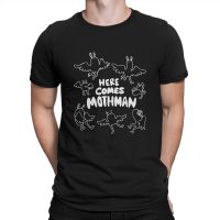 Men Mothman T Shirt A prophet of misfortune Pure Cotton Clothes Vintage Short Sleeve Round Collar Tees Birthday Present T-Shirts XS-4XL-5XL-6XL