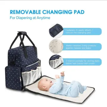 Korean Baby Diaper Tote Bag Multi Functional Large Capacity Canvas