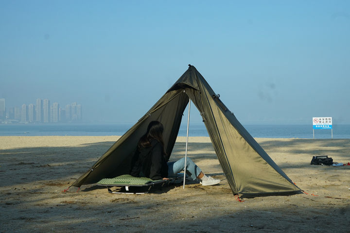 top-lander-cod-teepee-tent-ท์แคมป์ปิ้งเต็นท์ผู้ใหญ่กลางแจ้งเบาพิเศษพีระมิดเต็นท์-เต๊นท์เก็บความร้อนเดี่ยวพร้อมหน้าต่างปล่องไฟ-เต็นท์เดี่ยว