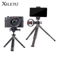 XTD30MC22 Mini Cold Shoe Ball Head Dual Use 14 Screw Cold Shoe Aluminum Alloy for Camera Phone Speedlite Tripod Selfie Stick