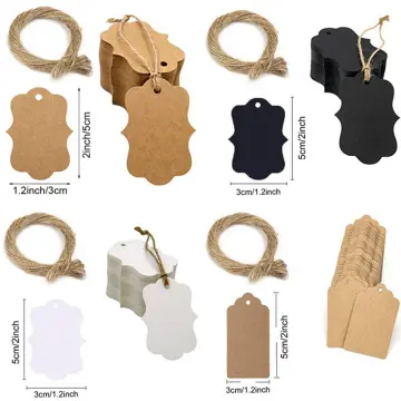100Pcs Kraft Paper Gift Tags Thank You For Celebrating With Us Labels  Handmade For Wedding Party