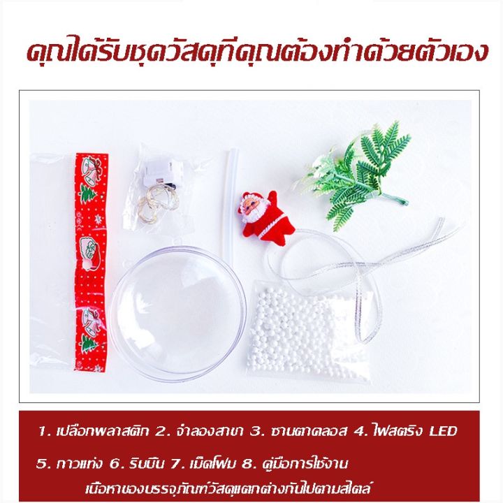 smilewil-diy-ไฟตกแต่ง-ไฟคริสมาส-ตกแต่งคริสมาส-โคมไฟคริสต์มาส-ไฟสายซานต้า-ของขวัญคริสมาสต์-ไฟเกล็ดหิมะ-คริสมาส