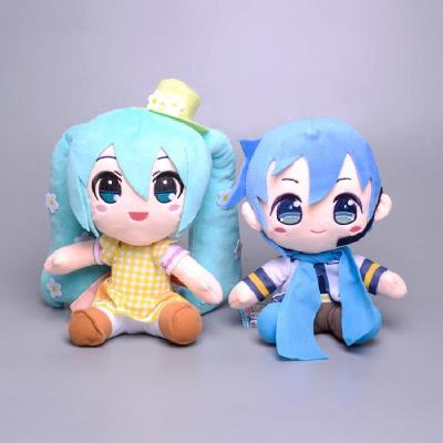 Hatsune Miku ตุ๊กตายัดไส้หมอนอะนิเมะ20Cm,ตุ๊กตาผ้านิ่ม Kawaii นุ่มน่ารักของขวัญที่เป็นของเล่นเด็กเด็กผู้หญิง