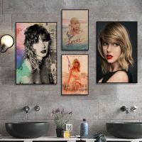 Vintage Singer Star Taylor Alison Swift Art โปสเตอร์ภาพวาดผ้าใบ-ภาพตกแต่งผนังสำหรับห้องนั่งเล่นตกแต่งบ้าน