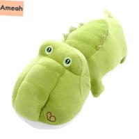 AMEAH หมอนสัตว์ปลอบโยน Hiasan Kamar การ์ตูนของเล่นคู่ครองนอนหลับตุ๊กตาปลอบโยน Boneka Mainan จระเข้การตกแต่งบ้านเบาะนุ่มของเล่นจระเข้ผ้าตุ๊กตาตุ๊กตาผ้ากำมะหยี่