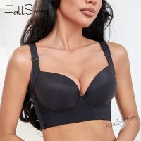 【Ready Stock】 ▨▤☄ C15 FallSweet Plus Size Push Up Bras Women Deep Cup Bra Hide Back Fat Underwear Shaper Incorporated Full Back Coverage Lingerie