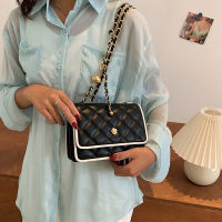 Fashion Design Diamonds Thread Small Crossbody Bag for Women 2021 Trend Handbag and Purse Female Luxury Chain Shoulder Bags