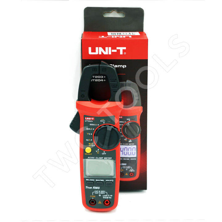 uni-t-ut204-แท้-ที่ร้านtwctools-คลิปแอมป์-แคลมป์มิเตอร์ดิจิตอล-วัด-ac-dc-คาปา-รีซีส-อุณหภูมิ-รุ่น-ut204-204-ut204-กิ๊ปแอมป์-คีบแอมป์