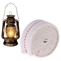 Premium Oil Lamp Mate Flat Cotton Oil Lantern Kerosene Lamp Wick Red Stitch 0.79in Wide 3.3ft Roll Shoe Care