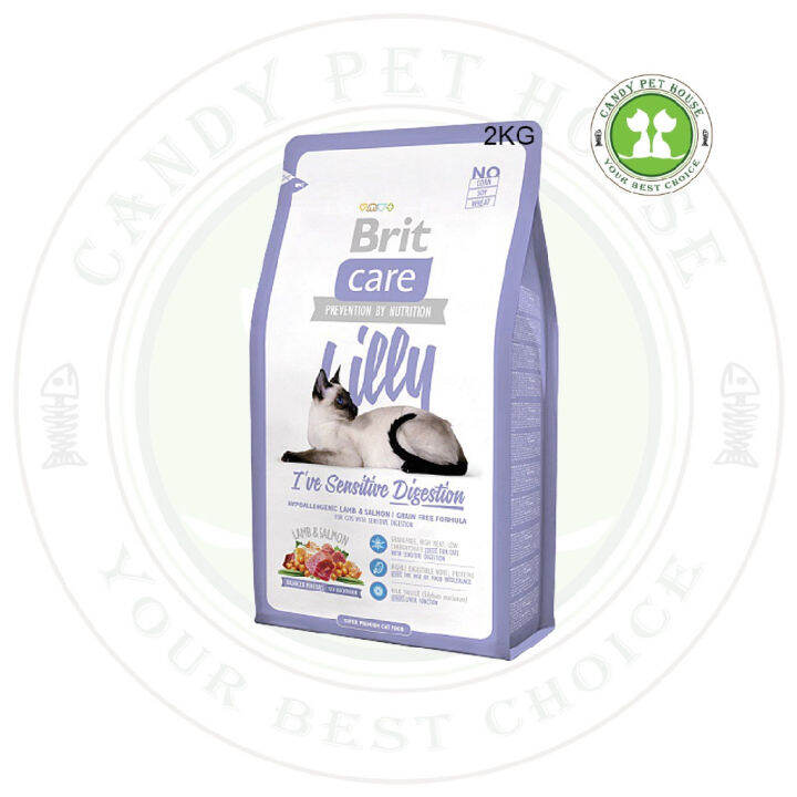 Brit Care Lilly Sensitive Digestion Cat Food 2kg Lazada
