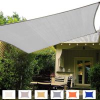 420D Waterproof Shade Sail Square Rectangle sunshade garden terrace Canopy Swimming Sun shade Camping Hiking Yard sail awning