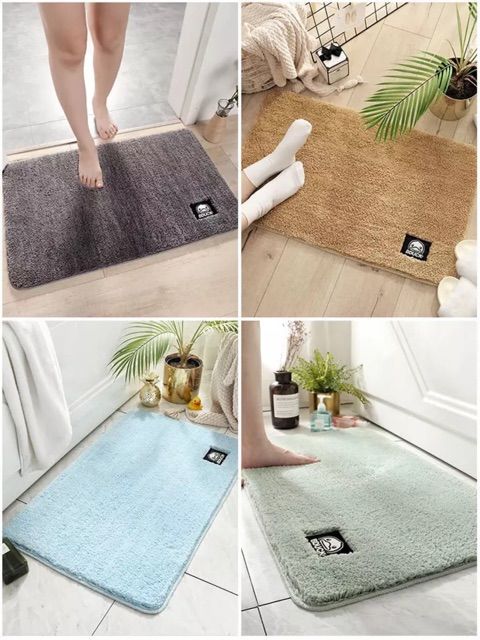 rectangular-door-mat-พรมเช็ดเท้ากันลื่น-พรมเช็คเท้า-พรมห้องน้ำ-ห้องนอน-พรมกันลื่น-ผ้าไมโครไฟเบอร์อย่างดีสบายเท้า-ซับน้ำอย่างดี-พรมตกแต่งบ้าน-พรมเช็ดเท้ากันลื่นอย่างดี-door-mat-พร้อมส่ง