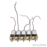 【YF】∋❃卐  5Pcs G12-N20 Metal Motor with Gearwheel Reduction motor D shaft 3V-9V rated voltage 6V speed 66RPM