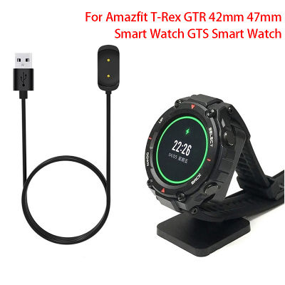 [Csndices] สมาร์ทวอท์ช USB สายชาร์จสำหรับ Amazfit T-Rex GTR 42มม. 47มม. สมาร์ทวอท์ช GTS เครื่องชาร์จ USB อุปกรณ์เสริมสายเคเบิล