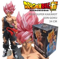 Figure ฟิกเกอร์ จากการ์ตูนเรื่อง Dragon Ball Super Z ดราก้อนบอล ซุปเปอร์ไซย่า ก็อต โรเสะ Rose Rosa Saiyan Kakarot Son Goku Black ซง โงกุน แบล็ค โกคู คาคาล็อต สูง 34 cm คาคาร็อต ซุนโกคู Master Stars Piece Ver Anime Hobby โมเดล ตุ๊กตา อนิเมะ การ์ตูน มังงะ