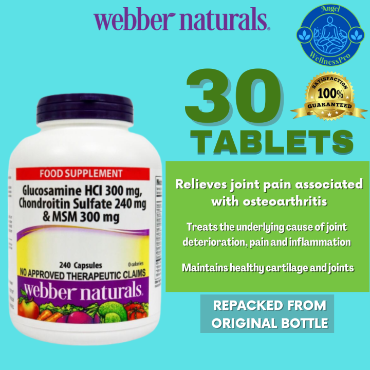 ber Naturals Triple Action Glucosamin HCI 300mg, Chondroitin Sulfate