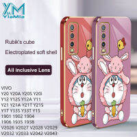 YiaMia คอสเพลย์การ์ตูนเคสโทรศัพท์โดราเอม่อนสำหรับ VIVO Y20 Y20A Y20S Y20i Y12S Y12A Y15 Y17 V2042 Y33S Y21T V2029 Y33T T1X V2043 Y12 1904 1906 1938 Y21S V2028 V2032 V2033