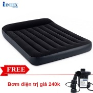 Đệm hơi công nghệ tích hợp gối đầu 1m37 INTEX 64142, nệm hơi đôi