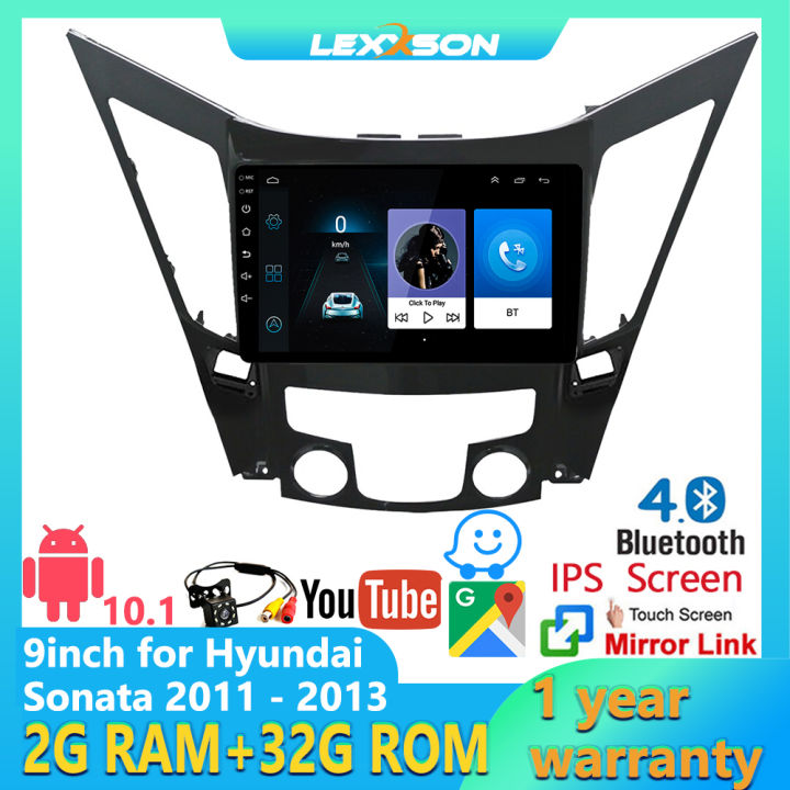LEXXSON android headunit for car 2din car stereo 9 inch touch screen with  tv bluetooth gps navigationfor Hyundai Sonata 2011 2012 2013 2G Ram 32G Rom