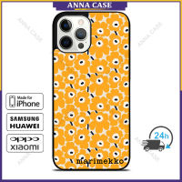 Marimekko 3732 กรณีโทรศัพท์มือถือ iPhone 14 Pro Max / iPhone 13 Pro Max / iPhone 12 Pro Max / Samsung Galaxy Note10 Plus / S22 Ultra ฝาครอบป้องกันการตก