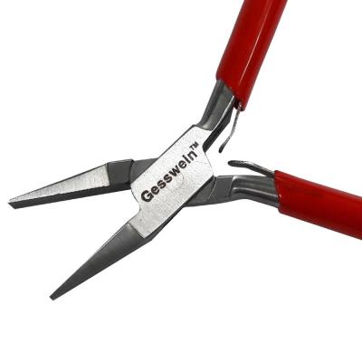 คีมปากแบน (มีฟัน) ยี่ห้อ Gesswein - PLIERS FLAT NOSE WITH LEAF SPRING (SERRATED) คุณภาพดี พร้อมสปริง ส่งฟรี!