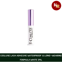 Cosluxe Lash Adhesive Waterproof &amp; Long-Wearing Formula White 5ml กาวติดขนตาปลอมชนิดพู่กัน เนื้อกาวสีขาว เมื่อแห้งจะเนียนไปกับแนวขนตาอย่างเป็นธรรมชาติ ติดแน่นทนนานไม่มีเลื่อนหลุดตลอดทั้งวัน