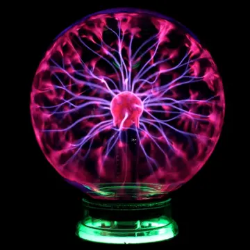 6 LARGE GLASS PLASMA BALL WITH ADAPTER