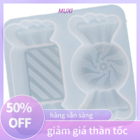 ?【HOT SALE】MUXI น้ำตาลลูกอมรูปซิลิโคนเรซิ่นแม่พิมพ์ UV DIY handcraft เครื่องประดับอุปกรณ์เสริม