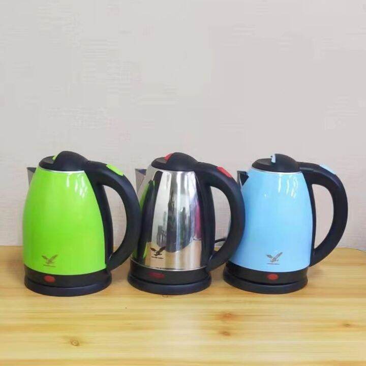 【READY STOCK】 2L STAINLESS and PLASTIC ELECTRIC KETTLE with automatic