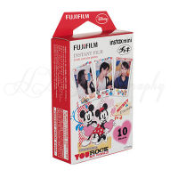 Genuine Fujifilm Fuji Instax Mini 9 Film Mickey Photo Paper 10 Sheets For 9 8 50s 7s 90 25 SP-1 SP-2 Mini Instant Cameras