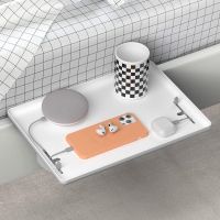 【CC】▫✽  1pcs Bed Side Shelf Tray Bedside Storage Rack Hanging Holder