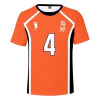 Haikyuu อะนิเมะ hinata ตัวละครเสื้อยืดผู้ชายแขนสั้นกราฟฟิค Tee