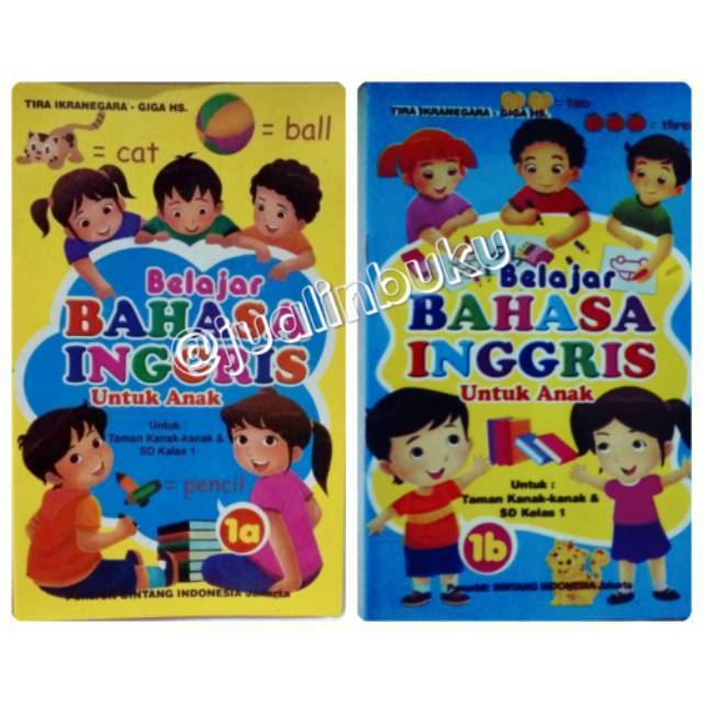 Paket 2 Pcs Buku Belajar Bahasa Inggris Untuk Anak TK Dan SD Kls 1 1a ...