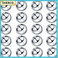 OVERCO 100Peices 4mm ครับ สกรูบอลหลัง 18กรัมค่ะ 16G ค่ะ ต่างหูหลังต่างหู อุปกรณ์เสริมเสริม ลูกบอลลูกบอลลูกบอล ลูกบอลสำหรับเปลี่ยน สำหรับการเจาะต่างหูกระดุมริมฝีปาก