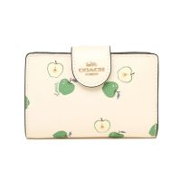 กระเป๋าสตางค์ COACH C4116 MEDIUM CORNER ZIP WALLET WITH APPLE PRINT (IMCAH)